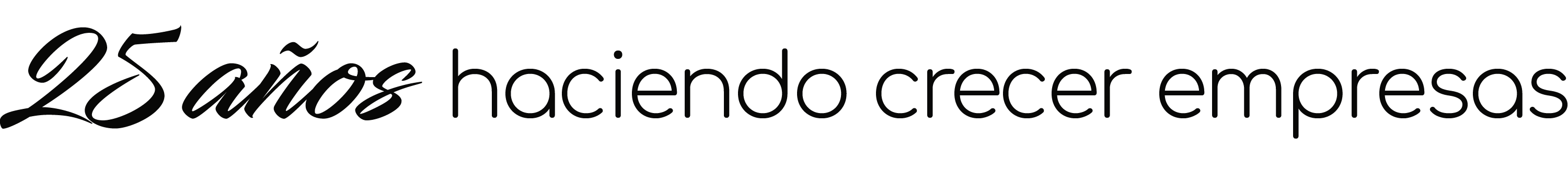 Logo Deimon con texto 25 años